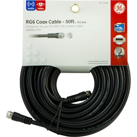 Ge 50 ft. Coaxial Cable 33600